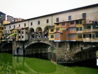 Ponte Vecchio, Arno, Florencja - Podróże ze smakiem