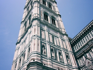 Campanile di Giotto, Piazza del Duomo, Florencja - Podróże ze smakiem