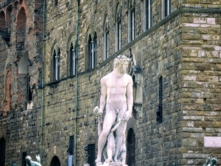 Fontanna Neptuna dłuta Bartolomeo Ammanatiego, 1563 - 1575, Piazza della Signoria, Florencja - Podróże ze smakiem