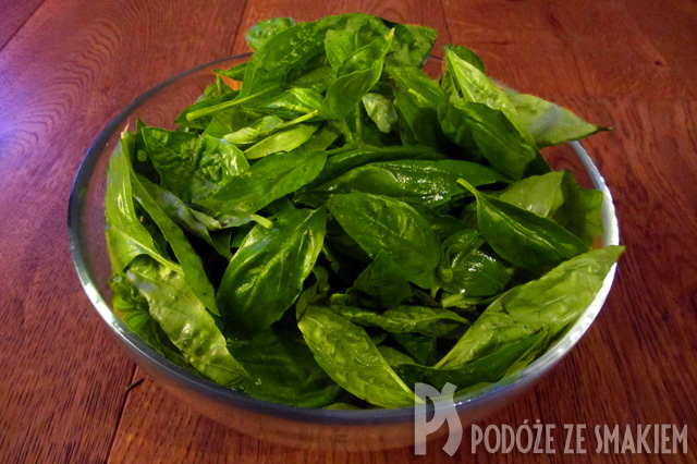 Bazylia do makaronu z sosem pesto Bazylia do makaronu z sosem pesto